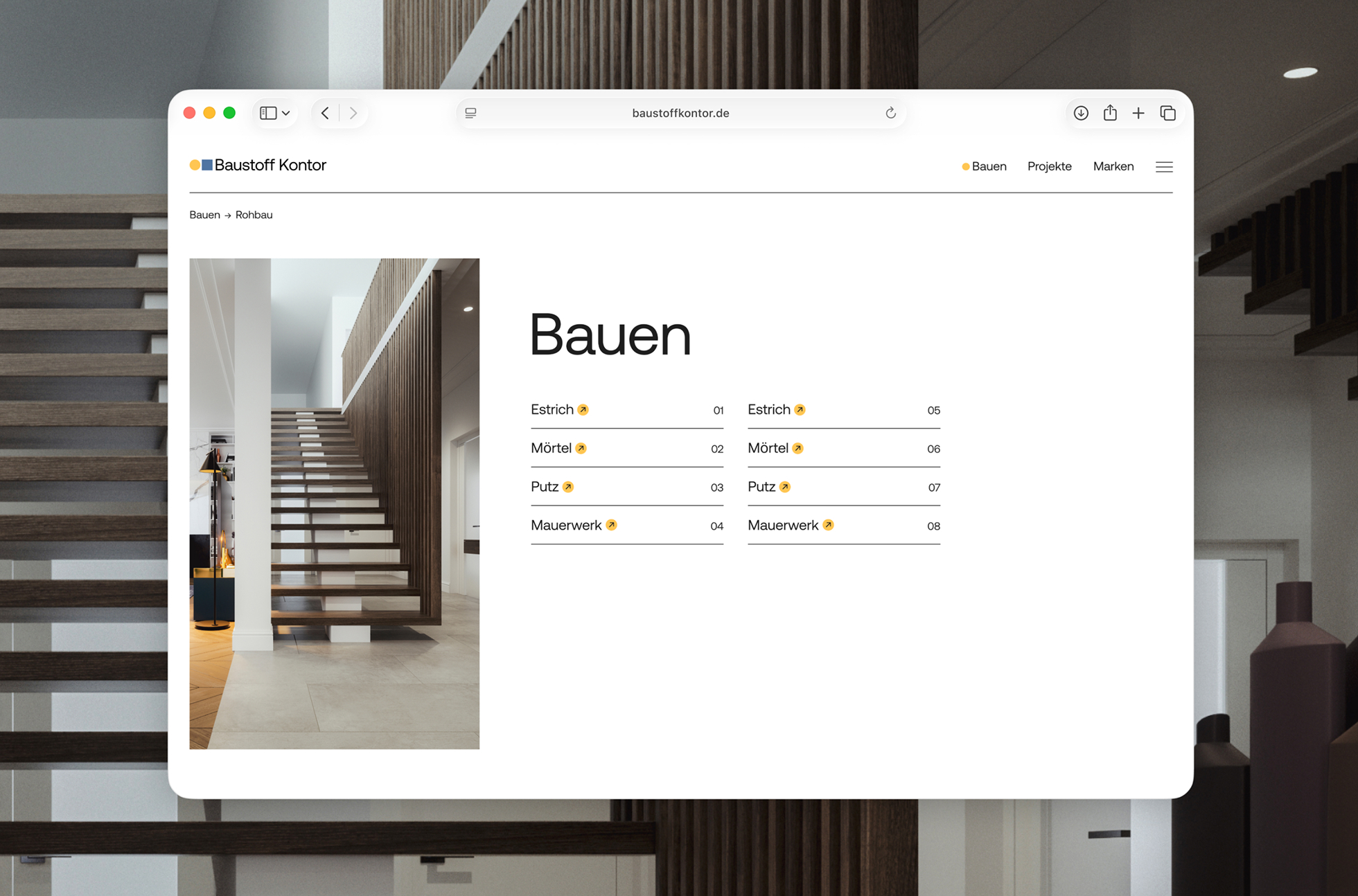 Farbabstufungen und Typografie-Skala des Webdesigns.