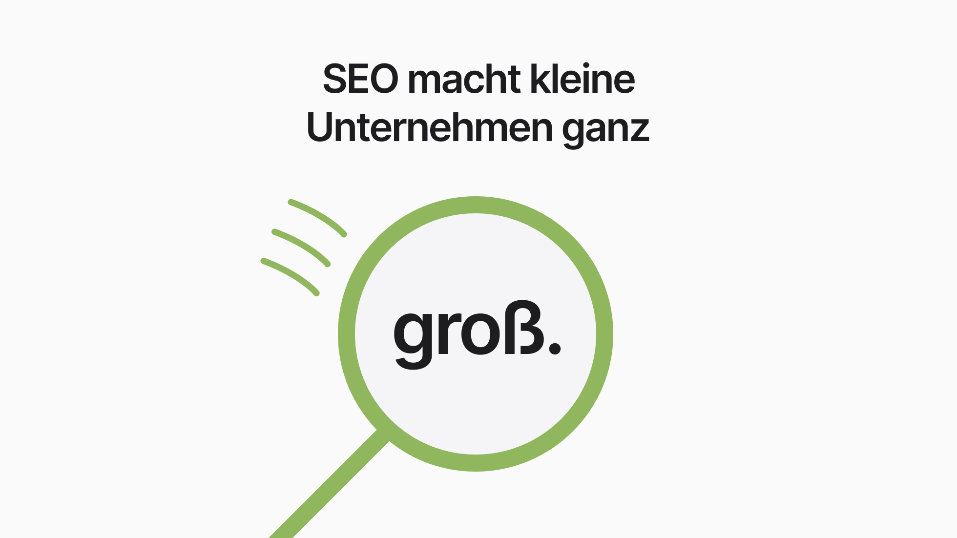 Seo für keine Unternehmen Titelbild.