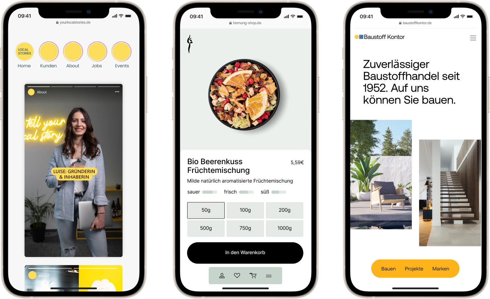 Webdesign Rosenheim responsive